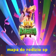 mapa do rodizio sp